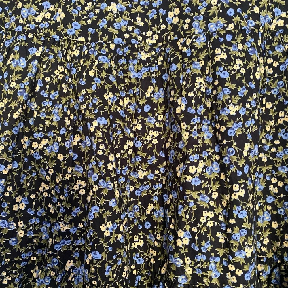 NWT English Factory Floral Ruffled Babydoll Dress | Medium - Picture 8 of 8